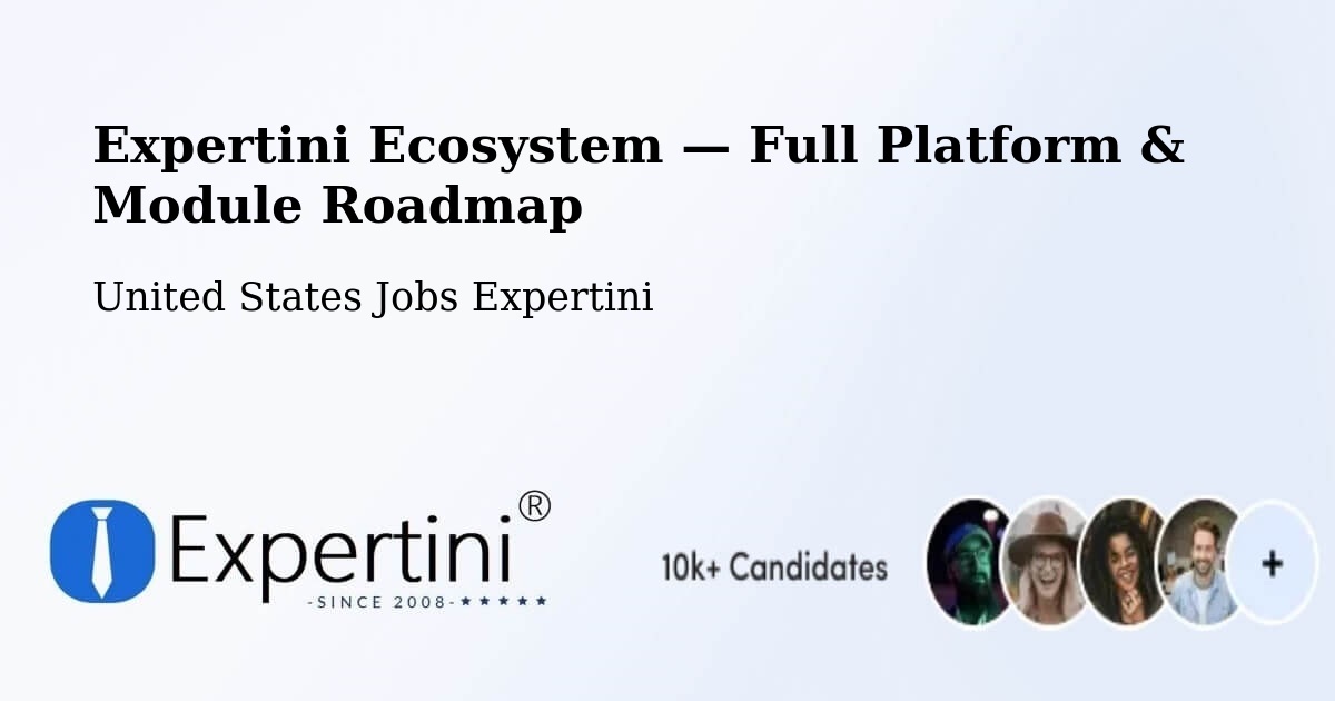 Expertini Ecosystem — Full Platform & Module Roadmap – Bennington