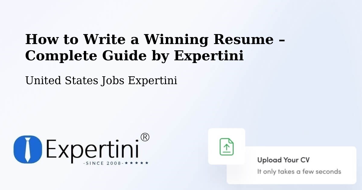 Resume Writing Guide for Job Seekers – Bennington - Bennington, United States Jobs Expertini